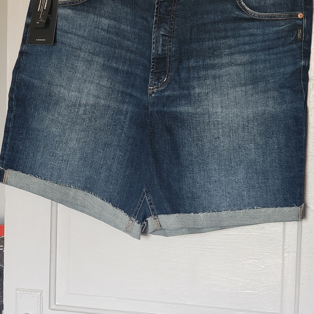 Silver Jeans Blue Long Shorts